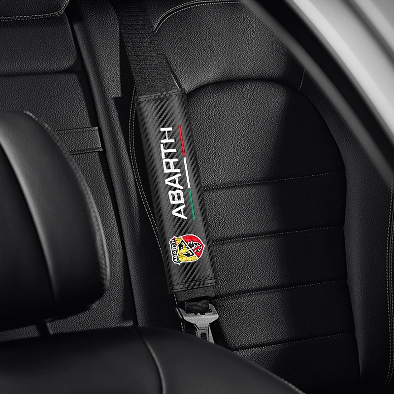 غطاء حزام مقعد السيارة حزام أمان السيارة وسادة السائق حامي الكتف لشركة فيات أبارث 500 تيبو FR بونتو دوكاتو ستيلو باليو برافو #6