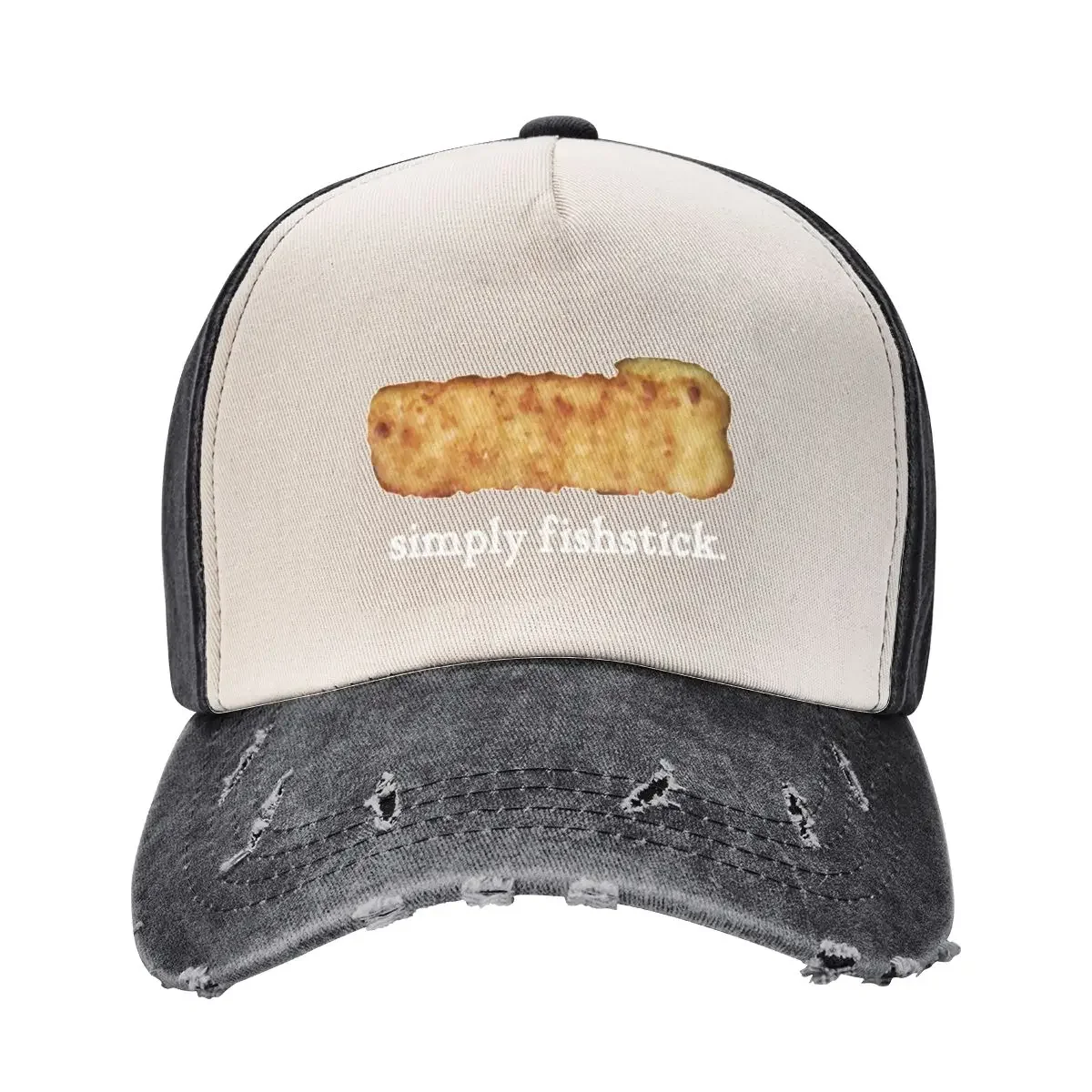 simply fishstick / fish fingers / food / joke Baseball Cap |-F-| Sports Cap Designer Hat Designer Man Women's