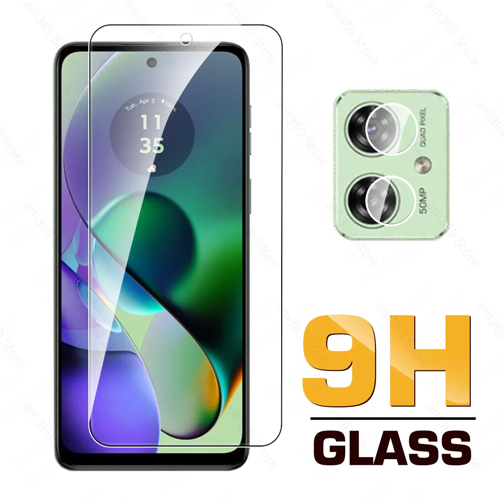 9H Glass For Motorola Moto G54 G14 G34 G84 5G Screen Protector Tempered Glass Moto Rola G 54 14 34 84 2023 HD Camera Lens Film