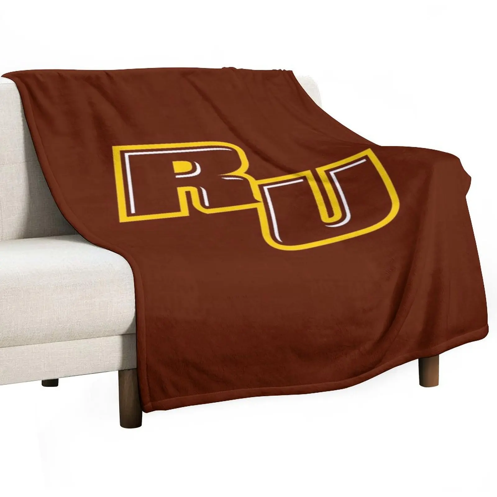 

Rowan University profS Throw Blanket Custom Plaid Softest Thermal Blankets