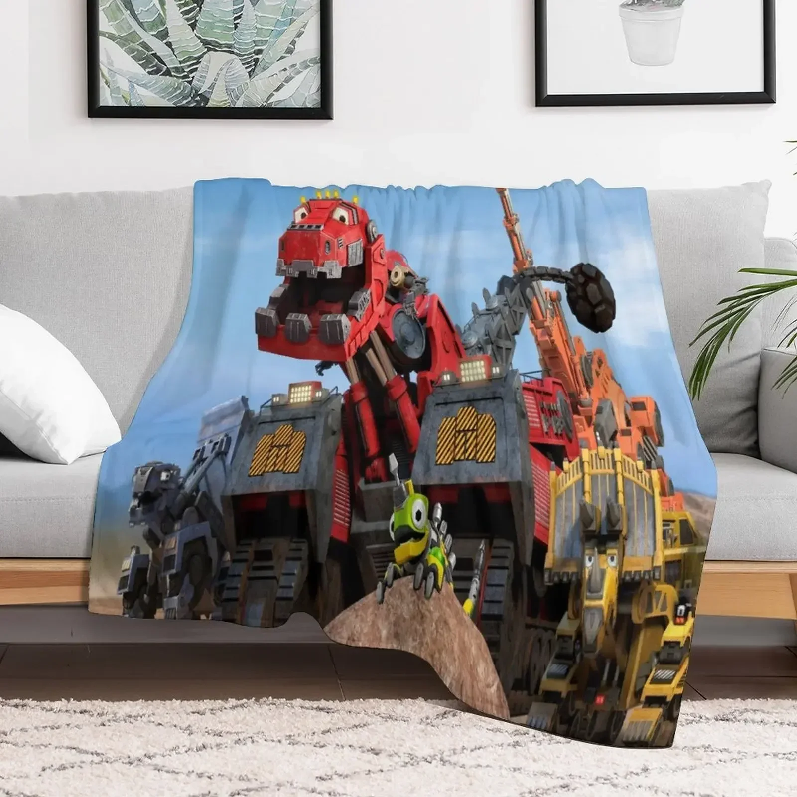 

Dinotrux dinotrux characters Throw Blanket Softest heavy to sleep Blankets Summer Vintage For Baby Blankets