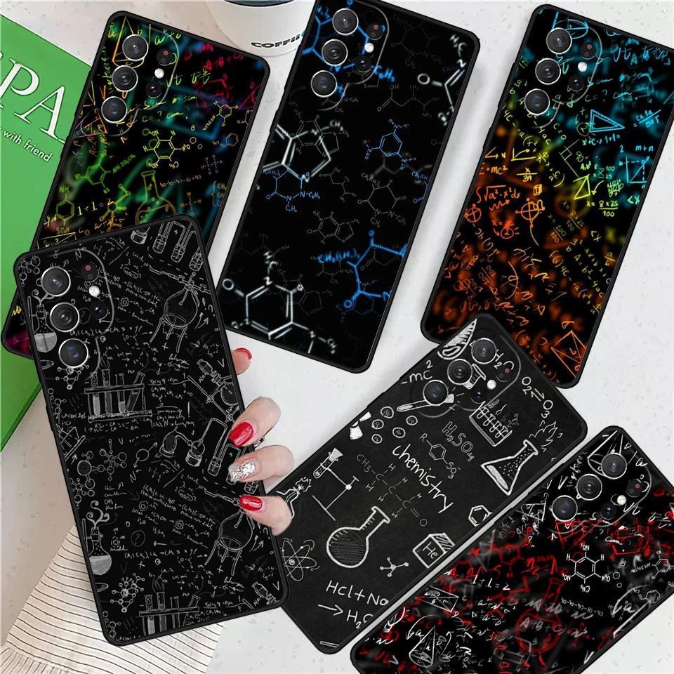 

Научная Химия для Samsung Galaxy S24 Ultra S21 S22 S8 S9 S10 5G Note 10 20 Plus FE S23, чехол для телефона, оболочка