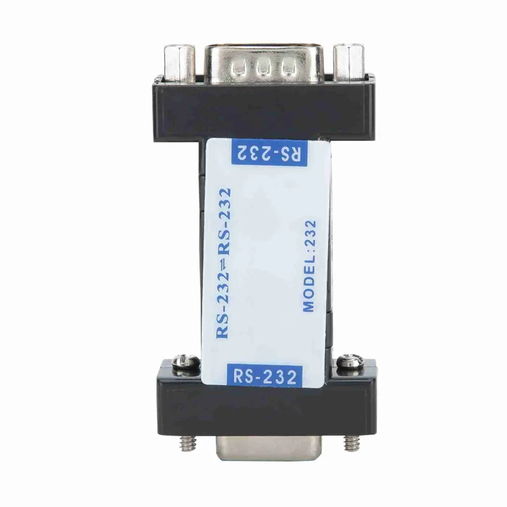 

durable 2500V Isolation RS232 to 232 Converter 7500V Pulse 0-57600BPS Optical Isolator Serial Opto Isolator Equipment Protection