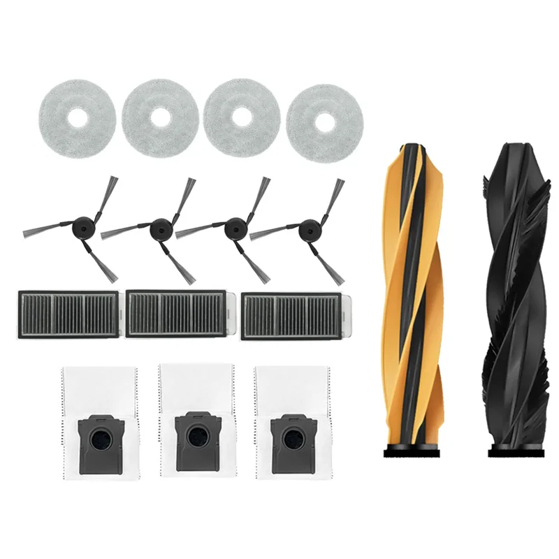 

ABWM-Main Roller Full Kit Vacuum Parts For Dreame Mova V50 Ultra Side Brush HEPA Filter Mop Cloth Dust Bag Vacuum Parts