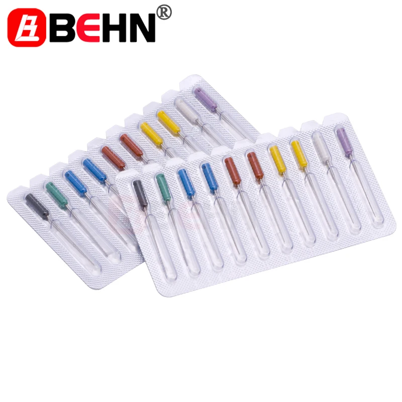 10Pcs/Pack Dental Barbed Broaches Root Canal Files Cleaning Needle Hand Use File for Root Cleaning Dentistry Endo Tools Dentaire