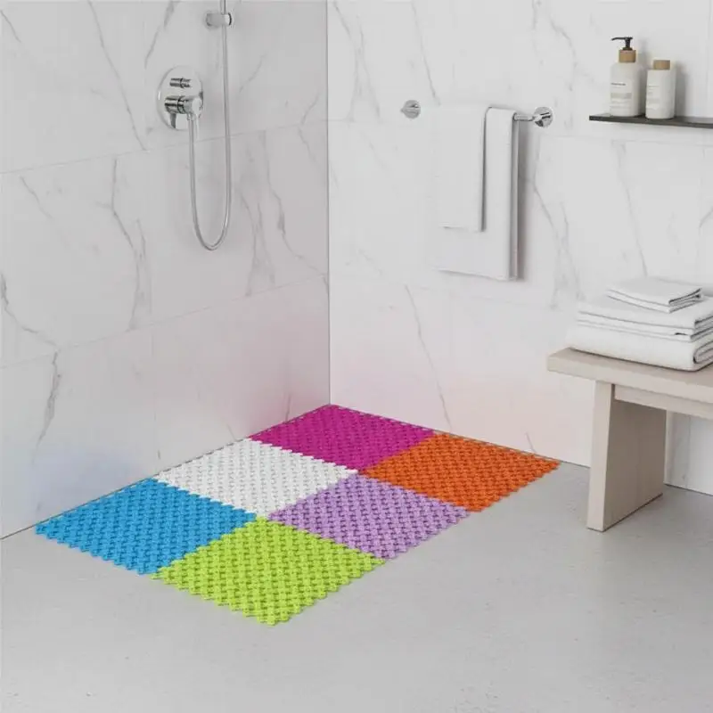 Shower Room Bathroom Anti-Slip Mat Waterproof Mat For Bathing Anti-Fall Toilet Room
