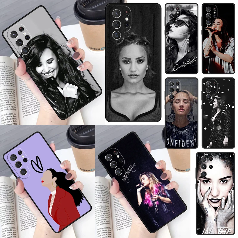 Demi Lovato image paintings Cover For Samsung Galaxy S23 Ultra S22 S20 S21 FE S8 S9 S10 Plus Note 10 20 Ultra phone Case