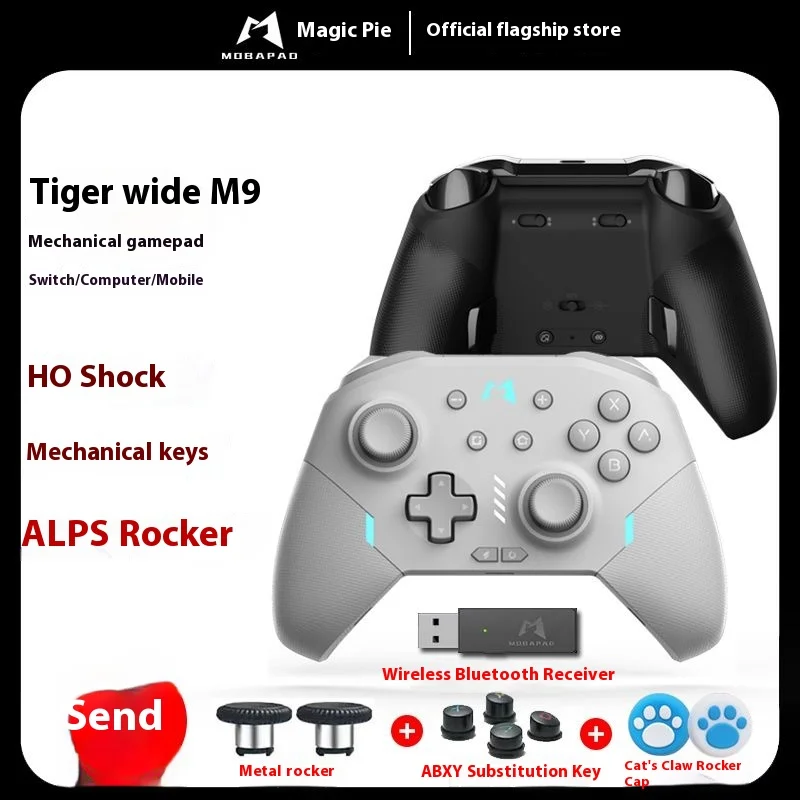 2024new Mobapad Huben M9 Bluetooth Gamepad Wireless Game Controller For Nintendo Switch Pc Android Ios Phone Joystick Gamepads