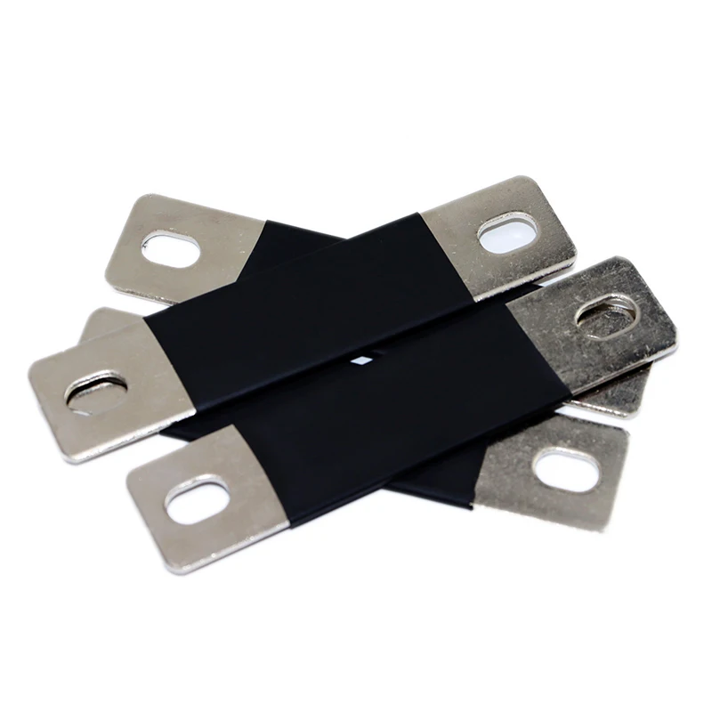 Barra colectora de placa de níquel de cobre puro para litio, Conector de celda de batería Lifepo4 con aislamiento de PVC, 3,2 V, 280ah, 300ah,