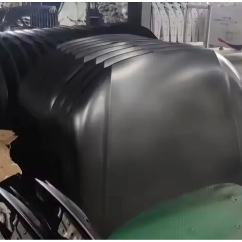 High Quality Black Aluminium Front Engine Hood Bonnet, General‑Fit Auto Accessory