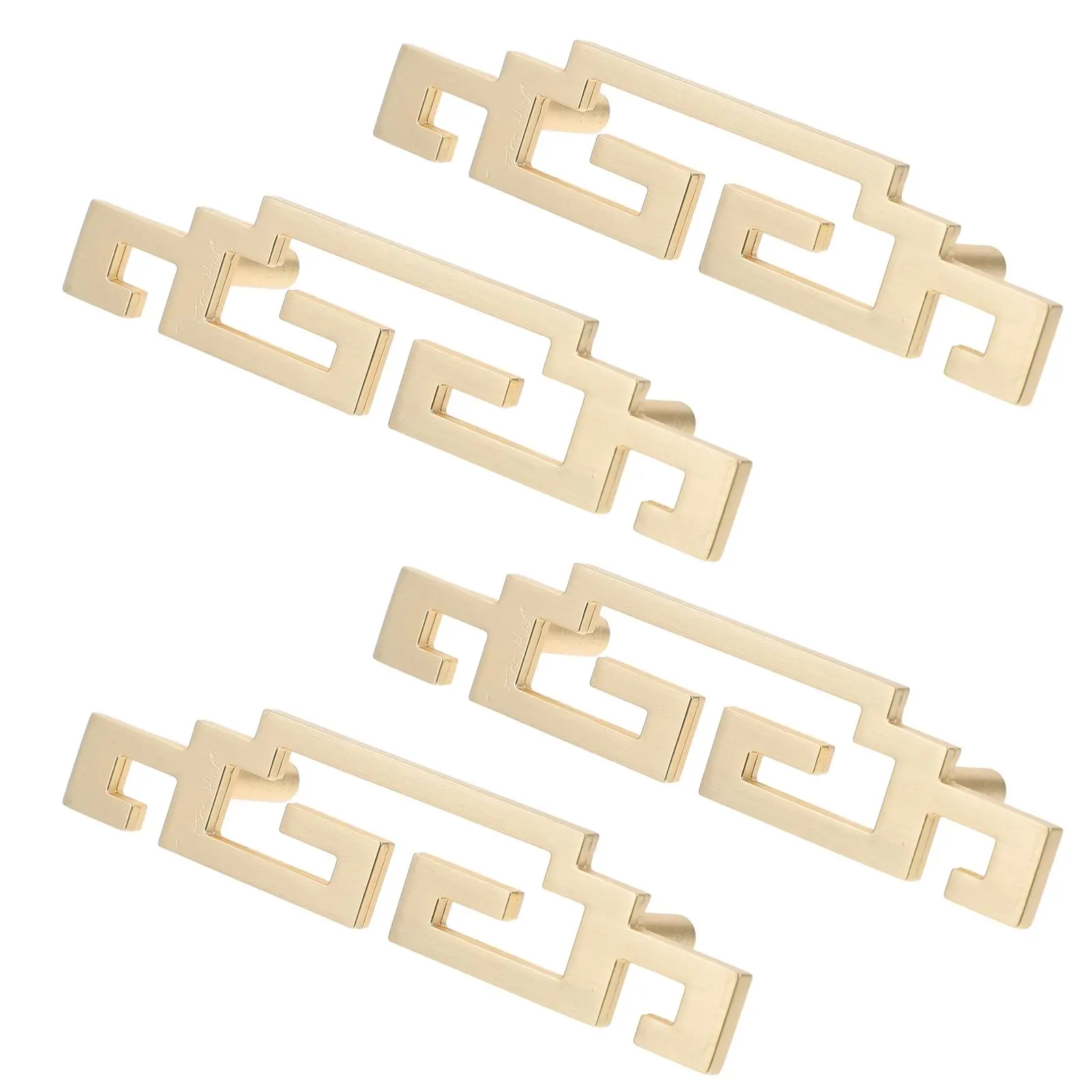 

Door Handle Cabinet Knobs Metal Pulls Chinese Style Modern Furniture Grips Square Design Zinc Alloy Closet Wardrobe Handles