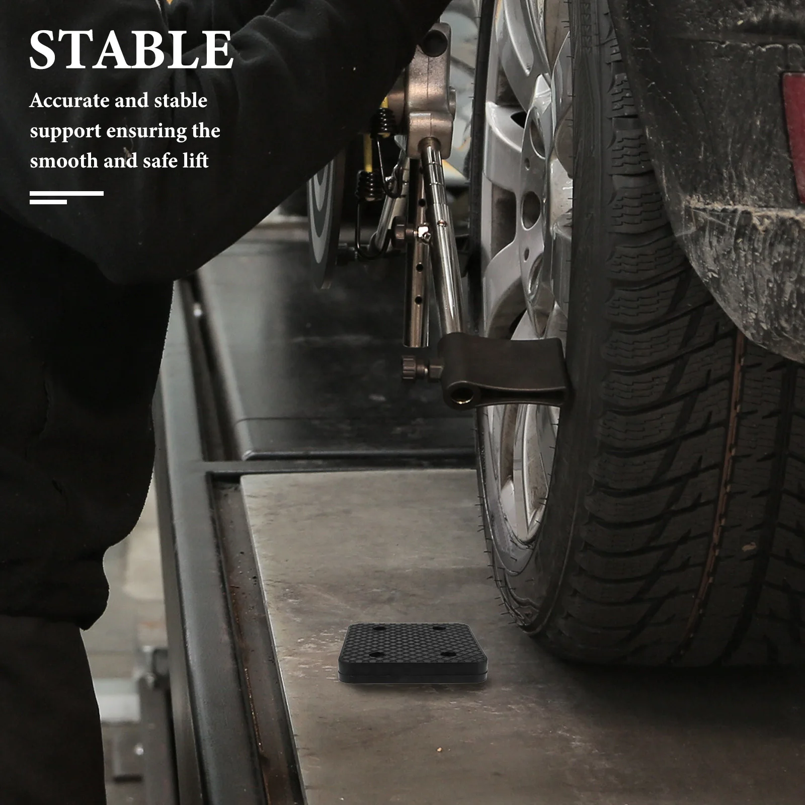 

Lift Foot Pads Durable Rubber Automotive Car Truck Floor Jack Stand Accessories Pressure Resistant High Elasticity Anti Slip