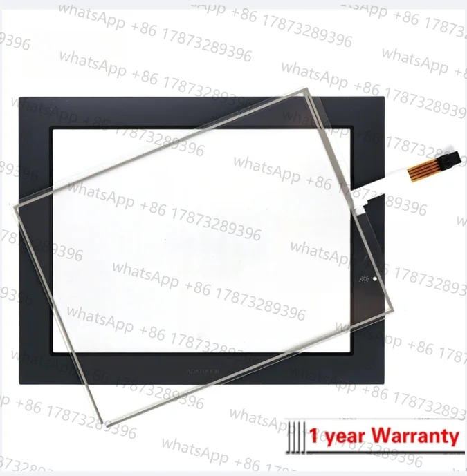 Panel de pantalla táctil digitalizador de cristal para APLEX AHM-6128 ADP-1122T-09 AHM-6127A-02 pantalla táctil y película protectora de superposición frontal