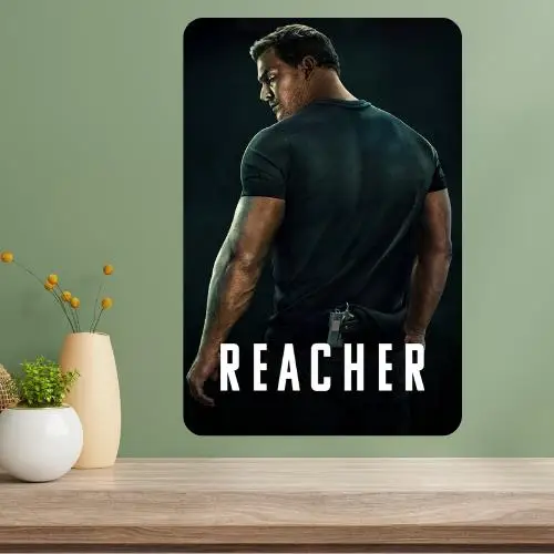 Affiche métallique de la série télévisée Reacher