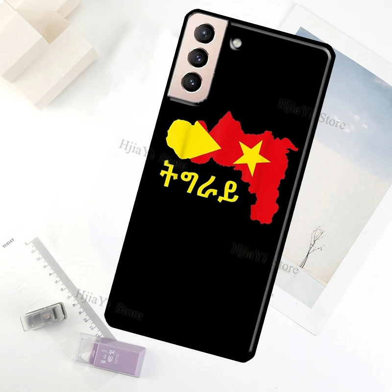 Tigray Flag Case For Samsung Galaxy S23 Ultra Note 20 10 S9 S10 Plus S20 S21 FE S22 Ultra Phone Cover