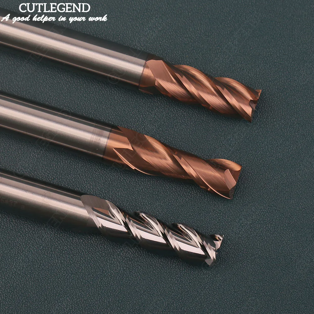 Imagem -06 - Tungstênio Aço Fresa Cnc End Mill Aço 16 16 Flauta 3.175 4.76 6.35 952 127 Milímetros