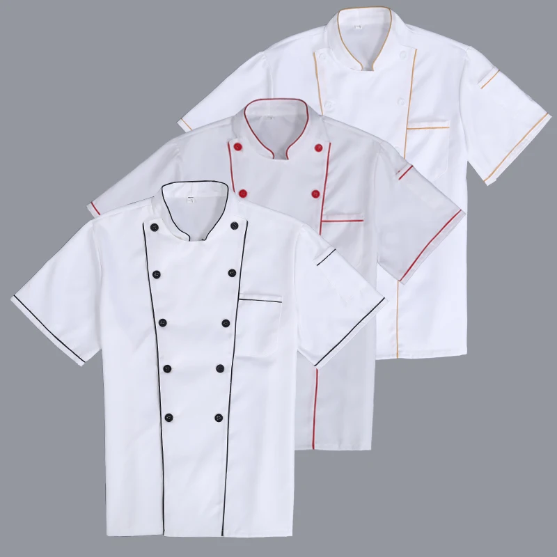 Chef's uniform hotel restaurant restaurant canteen kitchen jacket after the chef's uniform long-sleeved breathable men and women