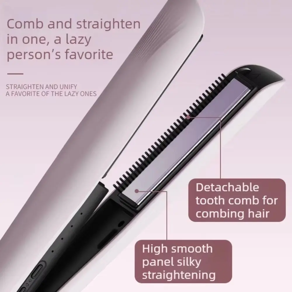 Ice Sensation Water Mist Cold Mist Hair Straightener Red Light Heating 30S Rapid Heating Steam Hair Straightener for US