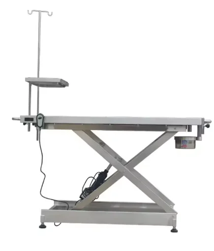 Stainless steel 304 surgical table, heated surface, manual surgical table, animal veterinary pet surgical table for sale