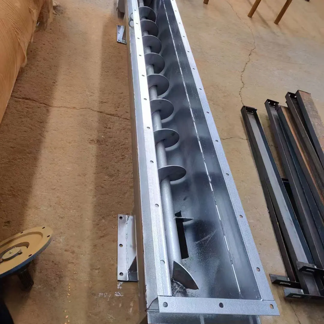 T Wheat, Maize and Rice Conveying Equipment U-shaped Grain Screw Conveyor