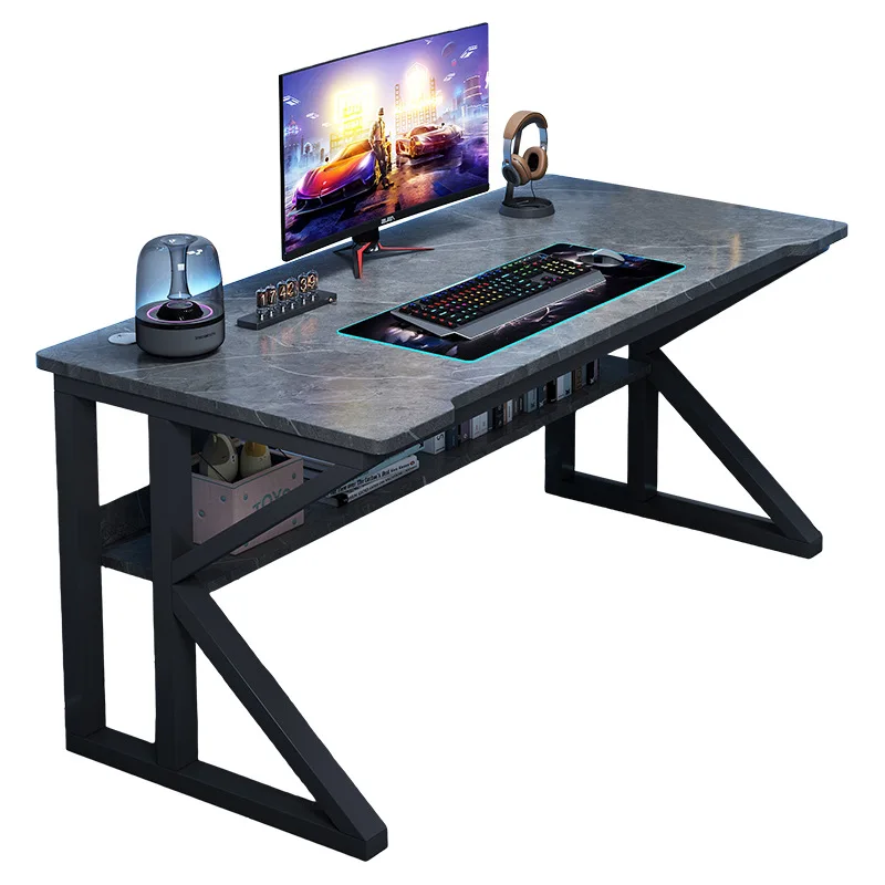 

Fashion Desktop Gaming Table And Chair Bedroom Home Writing Desk Desk Simple Workbench
