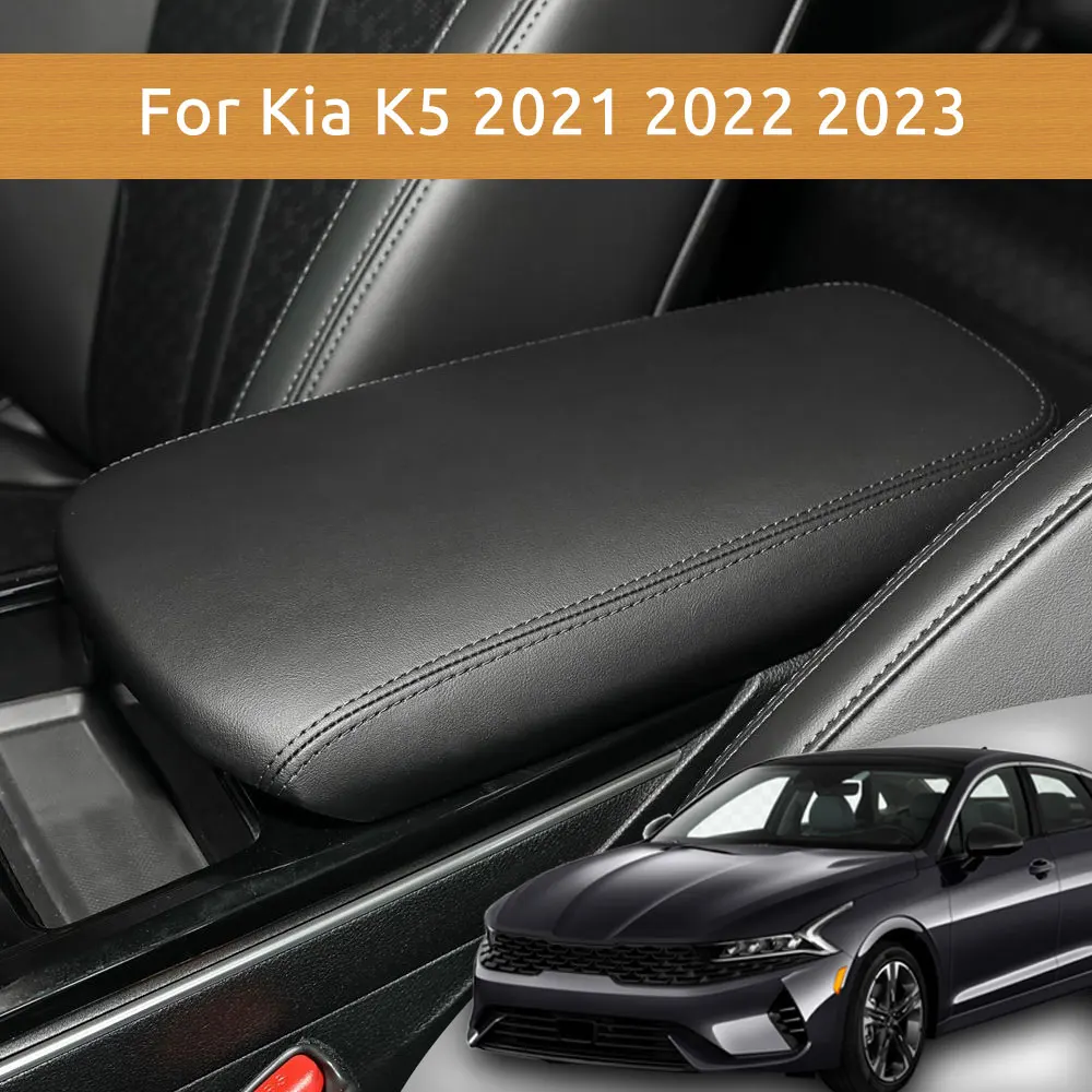 

For Kia K5 2021 2022 2023 Microfiber Leather Car Armrest Cover | OEM Fit Anti-Tear Thermal Insulation Car Interior Protector