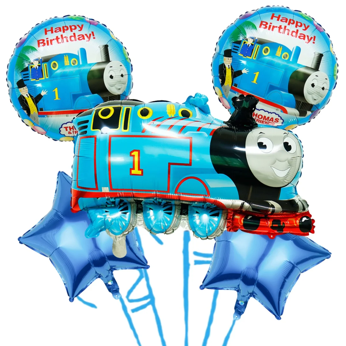 Neue Thomas Friends Kindergeburtstag Party Ballon Pappbecher Teller Tischdecke Babyparty Dekorationen Einweggeschirrzubehör