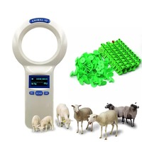PT200 FDX-B RFID Reader Identifiable EM4305 TK4100 Microchip/ Ear Tag Handheld Scanner