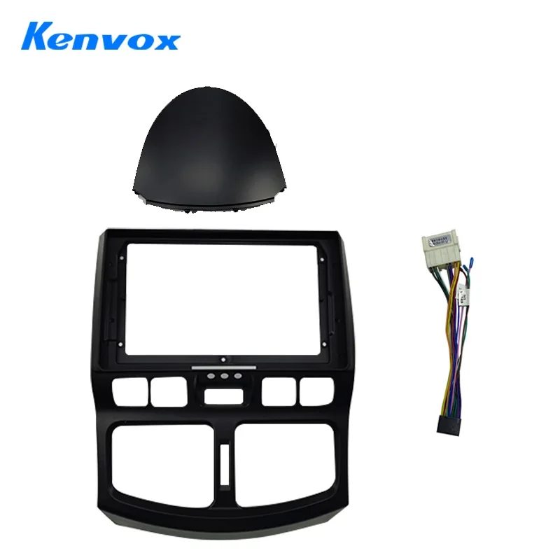 Kenvox รถกรอบ Fascia อะแดปเตอร์ Android วิทยุ Dash ชุดแผงติดตั้งสําหรับ JAC S1 Hyundai Santa Fe Santafe 2000 2015