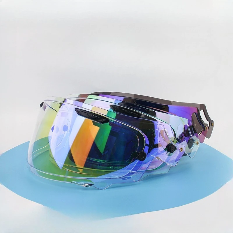 لعدسات خوذة ARAI مطلية بالكهرباء شفافة عالية نقل الضوء العدسات المقواة RX7X XD NE0 VX GX