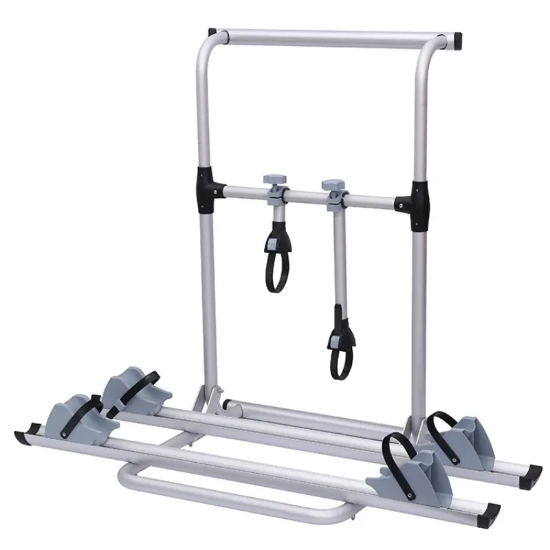 High Quality Electric RV Bicycle Rack Suitable C-type RV Caravan Rack Aluminum Alloy Bicycle Rack For Camper