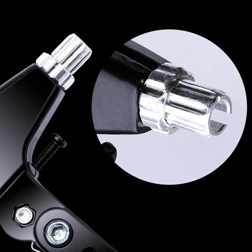 

1 Pair Bicycle Handlebars 22Mm Black Aluminum Alloy Brake Levers Folding Design For Road Bike Mountain Bike Replacement Hand