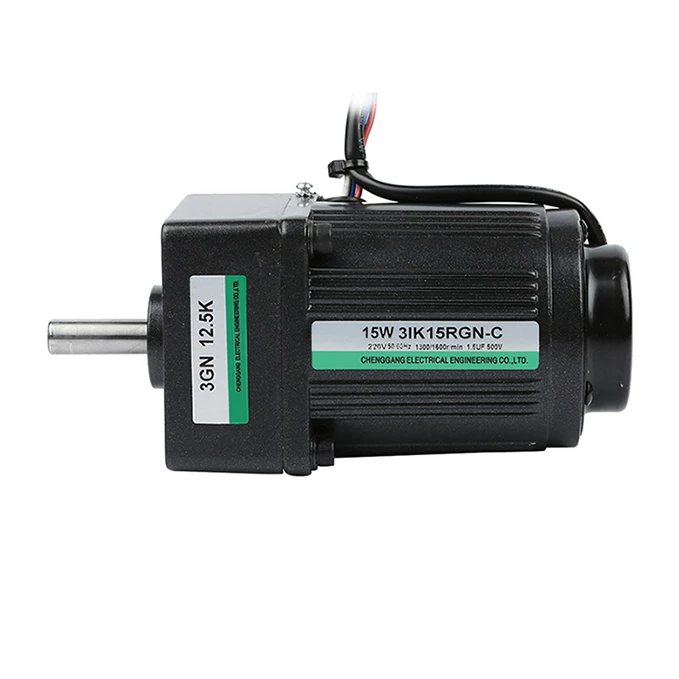 15W 3IK15RGN-C 3GN12.5K 속도 제어 모터 섬유 기계용 고 토크 IP55 방적 CE LVD 1500RPM 1년 보증