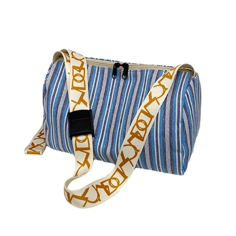 

Stylish Striped Pillow Bag Fashionable & Eye Catching Shoulder Bag for Women