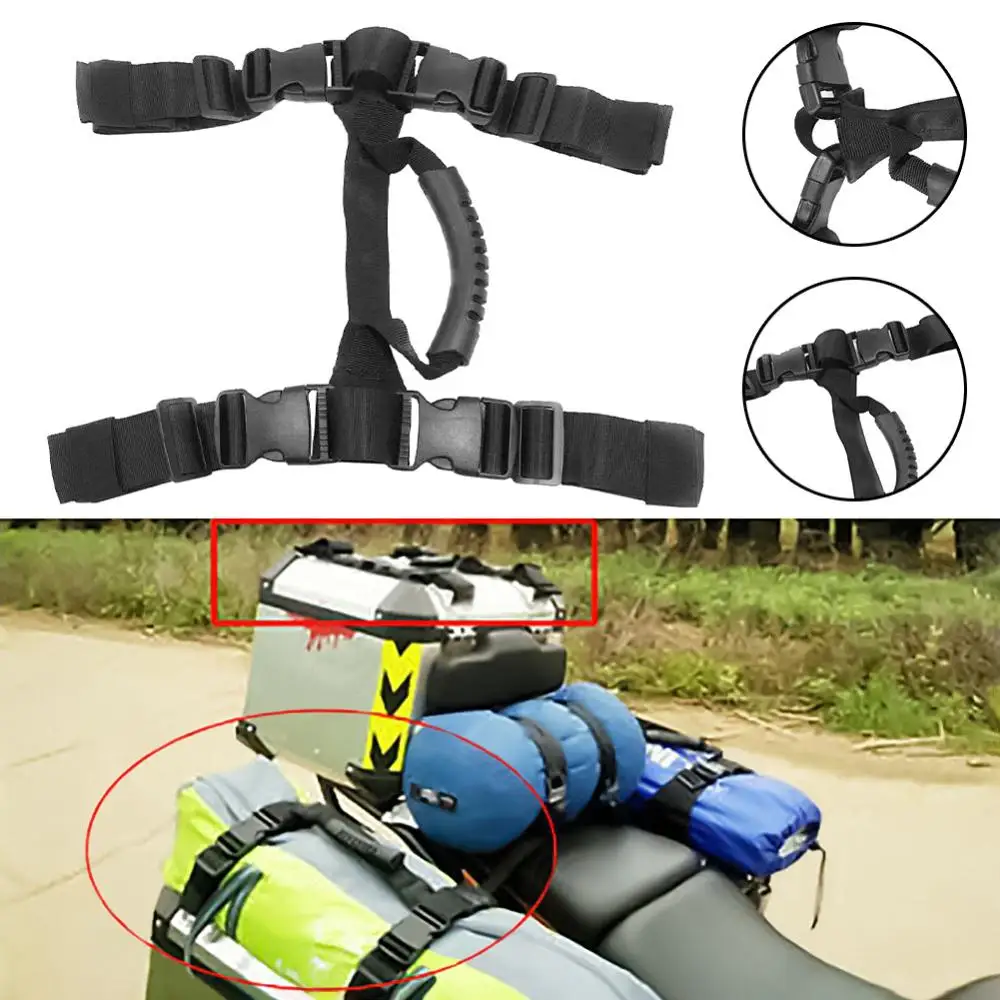 

Motorcycle Motorbike Rear Side Box Pannier Handle Strap Rope for BMW H-onda