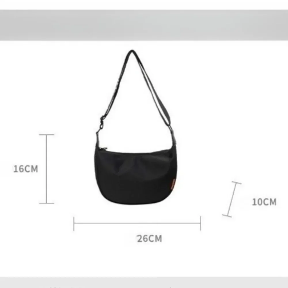 New Fashion Crossbody Bag Simple Wide Shoulder Strap Design Single Shoulder Bag Original Style Commuting Dumpling Women Bag image 3