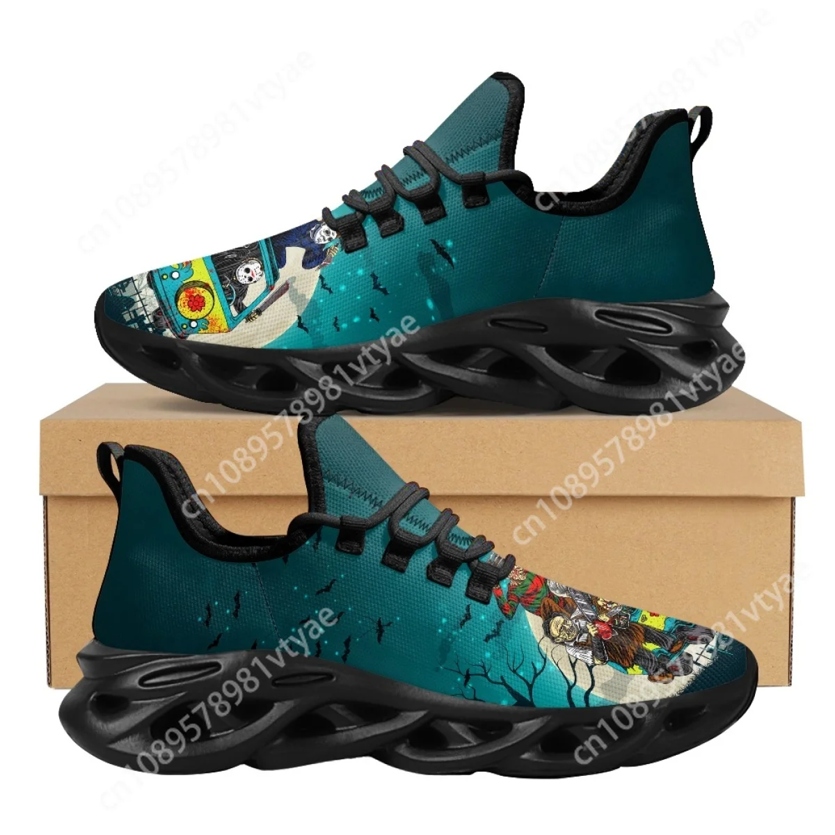 

Custom Made 2023 Unisex Sneakers Horror Movie Character Jason / Michael Myers / Freddy Krueger / Chuck Shoes Outdoor Footwear