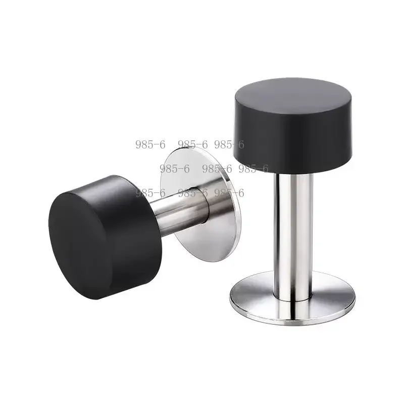 304 Material Non-perforated Glass Door, Anti-collision Barrier with Top Silicone Buffer