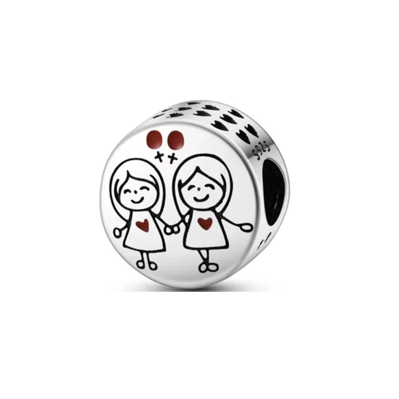 2025 NEW 925 Silver Love Mother's Day Collection Charm Bead For Mom Fit 925 Original Bracelets DIY Jewelry Birthday Gifts