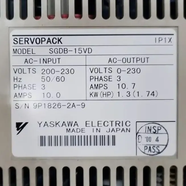 

SGDB-15VD Совершенно новый сервопривод, быстрая доставка, в наличии, SGDB 15VD