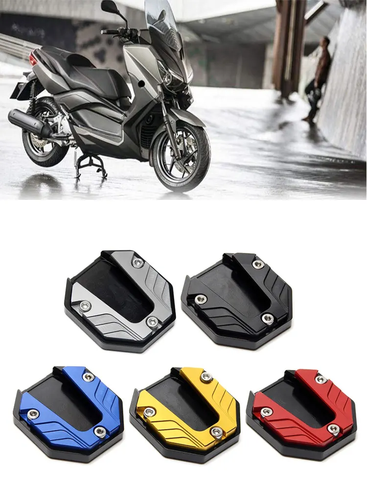 AliExpress GISAEV 5 Colors Motorcycle Bike Kickstand Extender Foot Side Stand Extension Foot Pad Support Plate Motorbike Accessories Universal