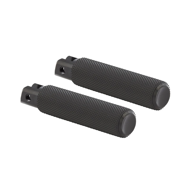 

Motorcycle, knurled rubber front and rear small pedal gear head, colored front pedal