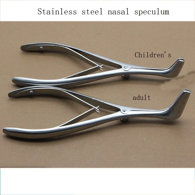 

Medical stainless steel nasal dilator nasal examination adult and child nasal plastic instrument Speculum forceps nostril brace