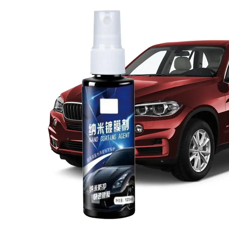 

Car Paint Coating Spray Rapid Coating Protection Ceramic Polish Spray 120ml Long-Lasting Car Detailing Supplies Nano Solution