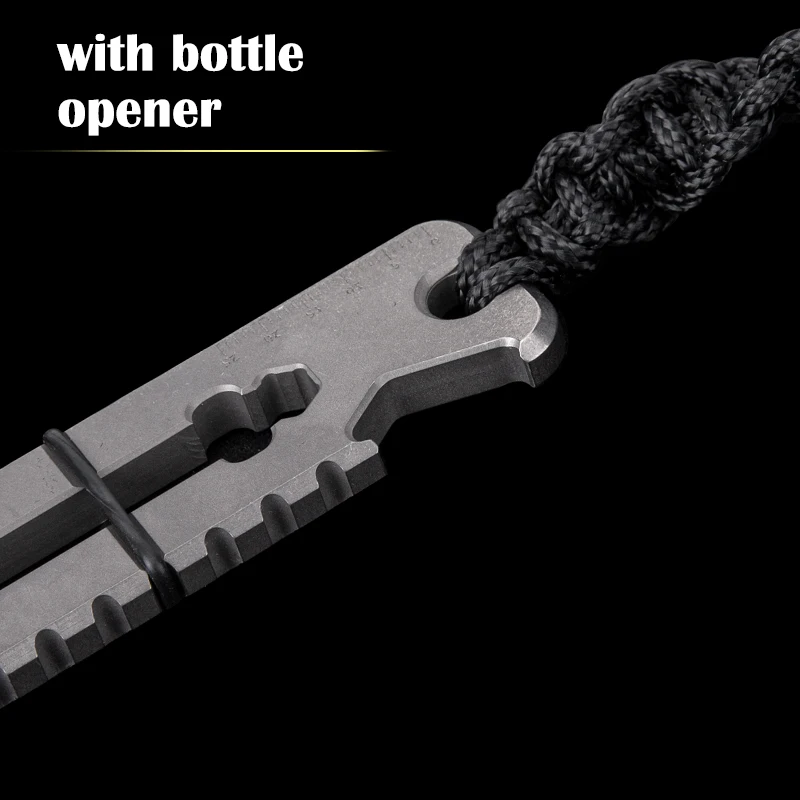 TiTo Outdoor Brecheisen TC21 Titan Legierung Taktische EDC Flasche Opener Tragbare Multifunktions Werkzeug Männer der Kreative Geschenke