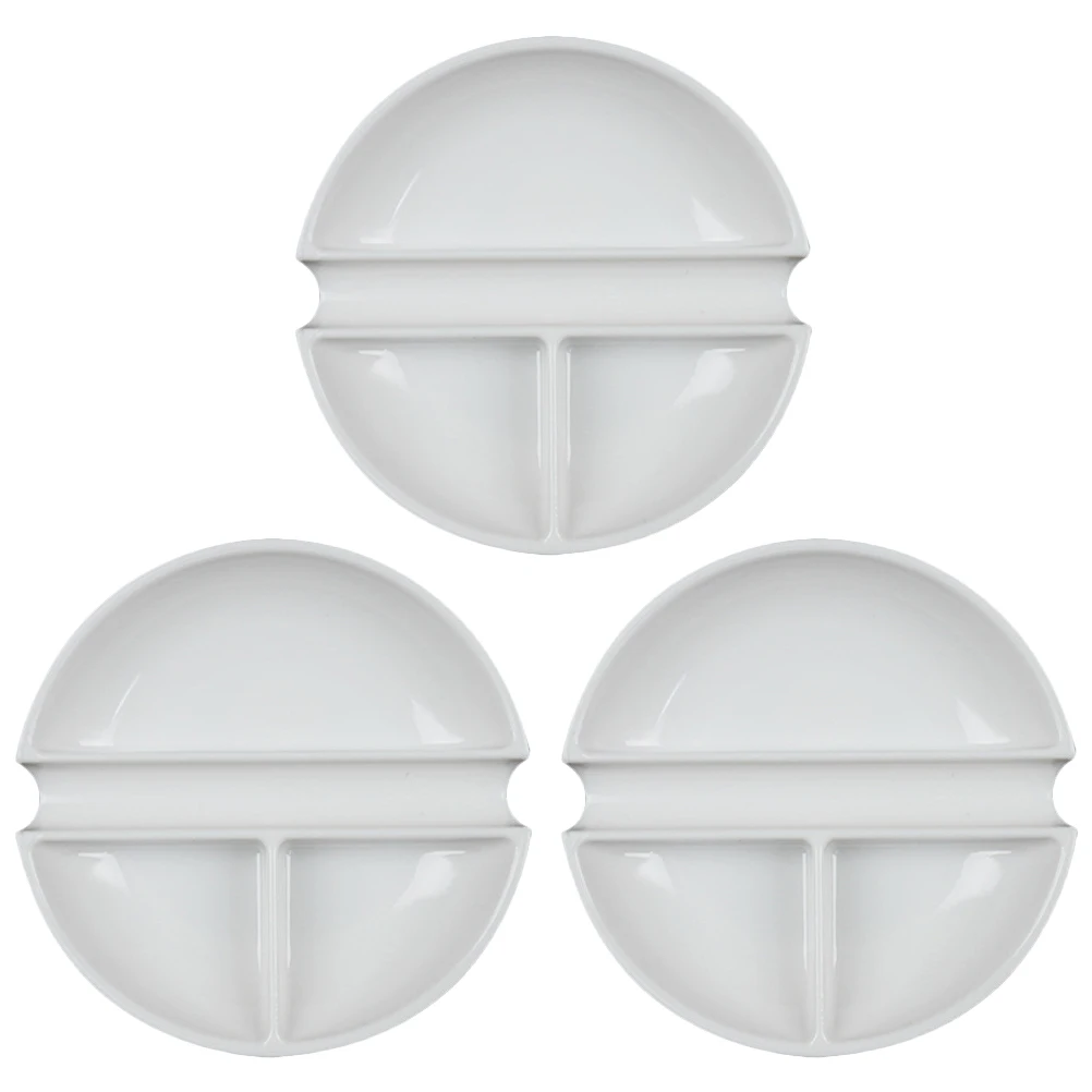 

3pcs Round Set Durable Lightweight Ideal Size Easy Washable Paint Supplies Artists Students Kids Craft Work