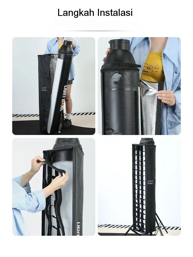 Flynoodle AIR TUBE Honeycomb Grid Soft Light Box Photography Grid Fill Light Cover Flash Accessories