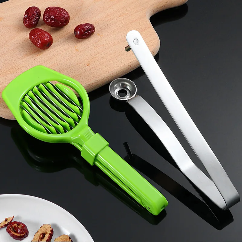 Stainless steel egg sausage slicer, handheld mushroom kiwi slicer, tomato slicer, multifunctional slicing mold