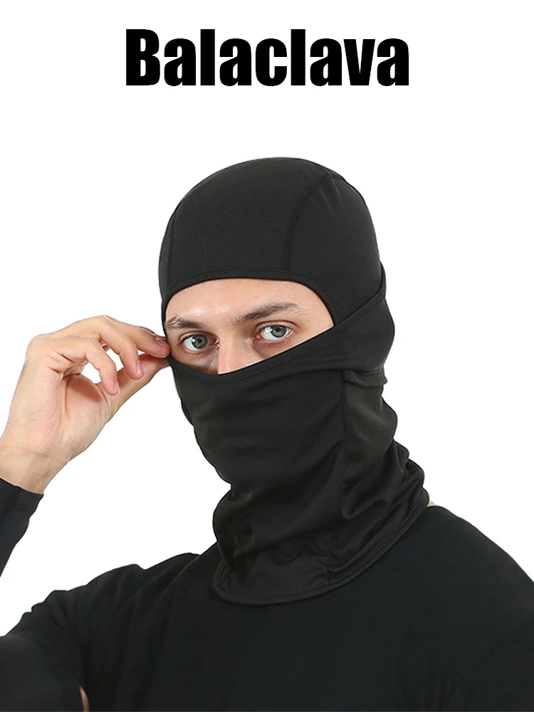 5 Teile/satz Unisex Sonnencreme Atmungsaktive Balaclava Hut Outdoor Sport Wandern Laufen Skifahren Angeln Radfahren Maske – Detail 2