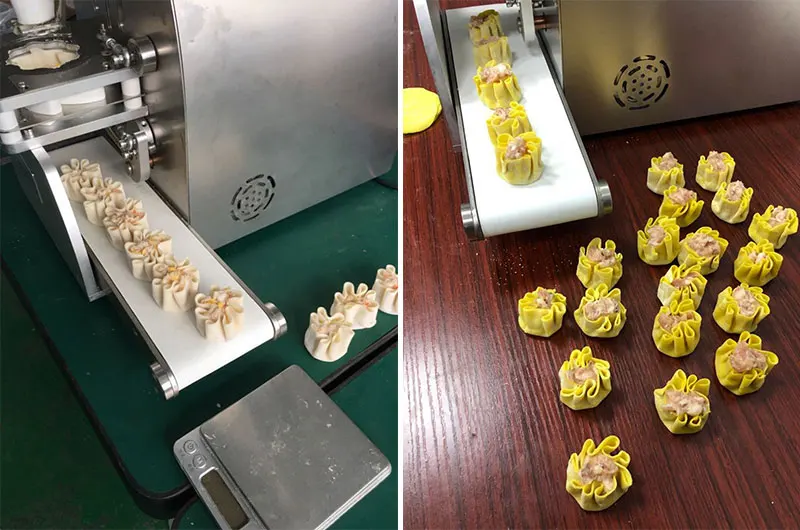 آلة صنع Siomai الصغيرة شبه الأوتوماتيكية Siu Mai Shumai Maker Shao-Mai Machine السعر